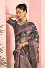 Timeless Diya Silk Wine Saree with Jacquard Border sedoracouture