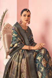 Rich Pallu Diya Silk Green Saree