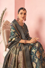 Rich Pallu Diya Silk Green Saree sedoracouture