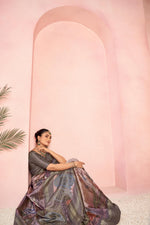 Timeless Wine Diya Silk Saree sedoracouture