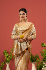 Radiant Mustard Diya Silk Saree sedoracouture