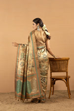 Radiant Mustard Saree with Jacquard Border sedoracouture