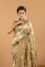 Radiant Mustard Saree with Jacquard Border sedoracouture
