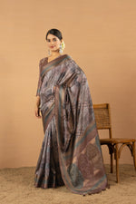 Premium Brown Saree with Jacquard Pallu and Border sedoracouture