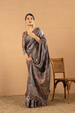 Premium Brown Saree with Jacquard Pallu and Border sedoracouture