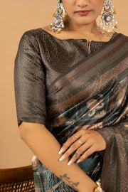 Rich Pallu Diya Silk Green Saree