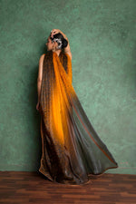 Sophisticated Mustard Saree with Fine Embroidery sedoracouture