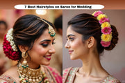 7 Best Hairstyles on Saree for Wedding